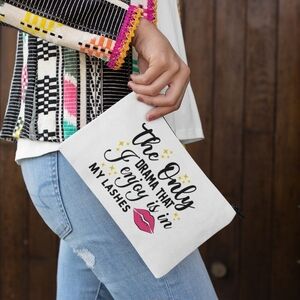 12. Zipper pouch for makeup cute and stylish